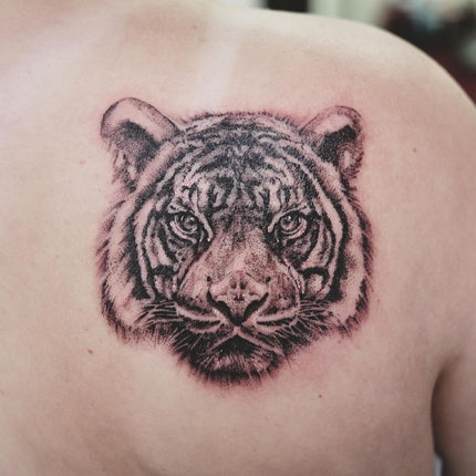 Realistic Tiger portrait Tattoo - Deanna Lee