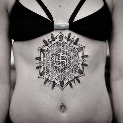 Sternum Tattoo