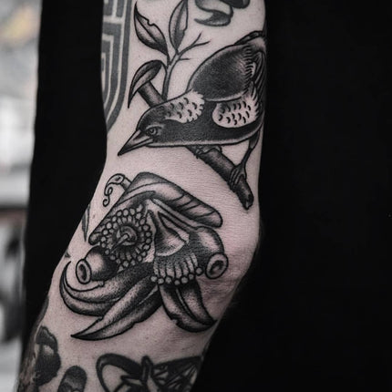 Gum Tree And Boomerang Tattoo