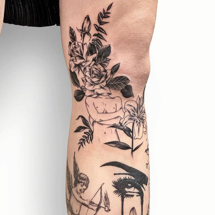 Fine Line Tattoo Made by Korean Tattooist Deanna Lee