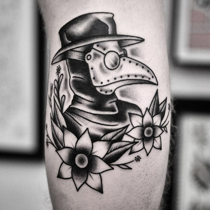 Plague Doctor Tattoo by Kane Berry