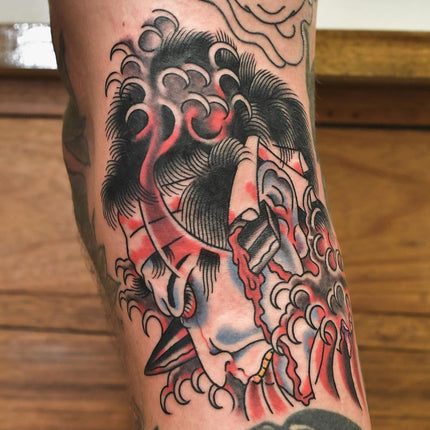 Namakubi Tattoo Drawn to Fit - Lachie Grenfell