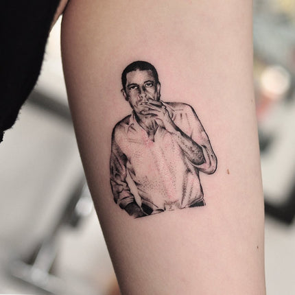 Micro Portrait Tattoo - Deanna Lee