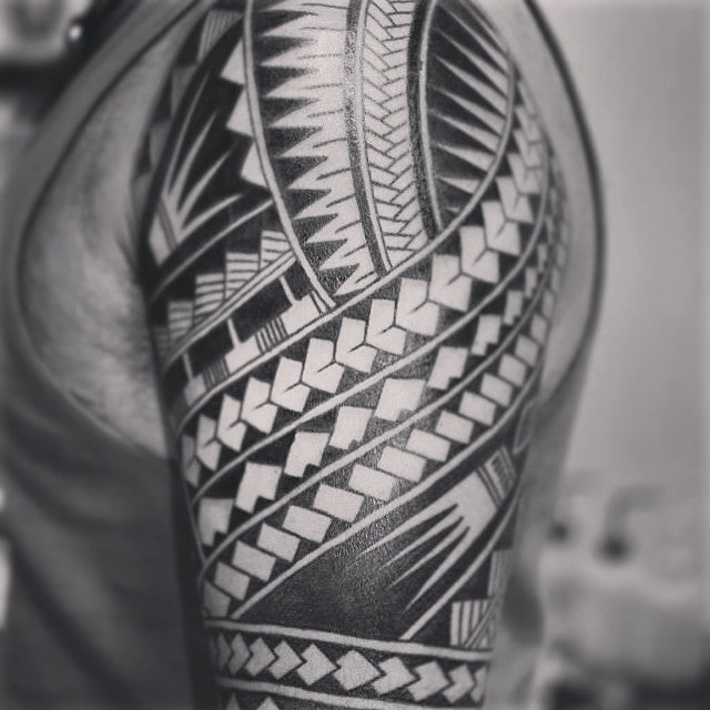 Tribal Half Sleeve Tattoo