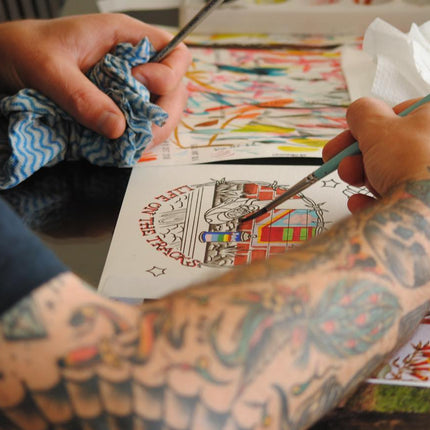 Mark Lording Tattoo Flash Sheet