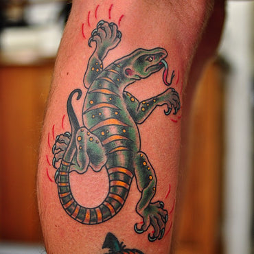 Australian Goanna tattoo