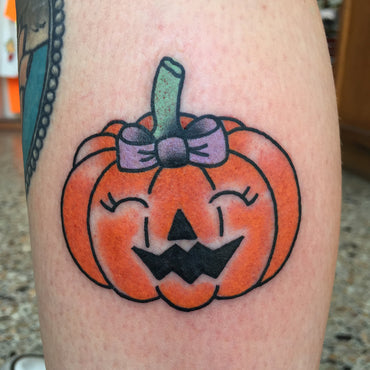 Cute Pumpkin Tattoo