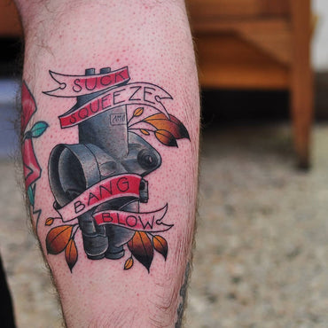 Calf Tattoo