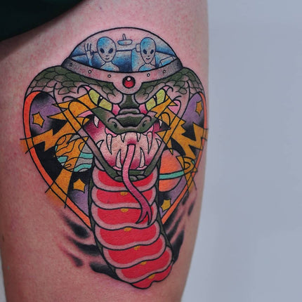Alien Tattoo Or Snake Tattoo, You Decide - Kane Berry