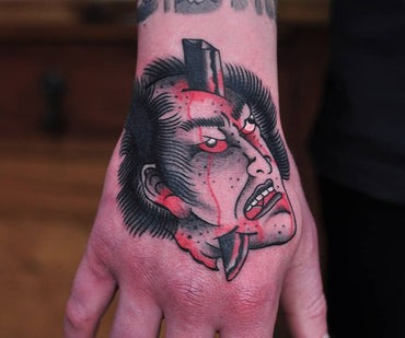 Namakubi Hand Tattoo