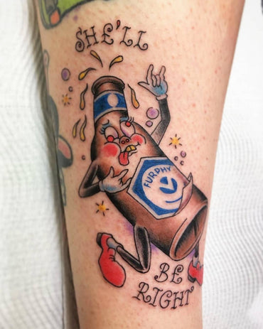 Furphy Beer Tattoo