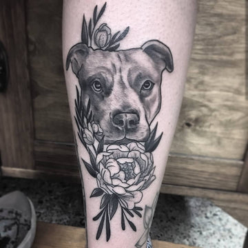 Dog Memorial tattoo