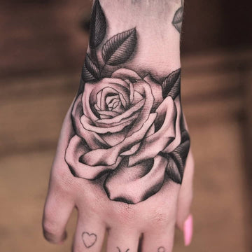 Hand Tattoo by Lachie Grenfell