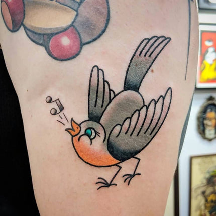 Singing Bird Tattoo