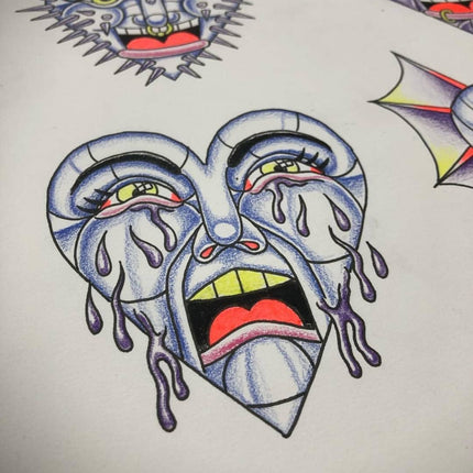 Heart Tattoo Flash