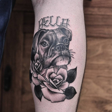 Dog Portrait Tattoo