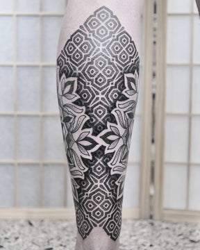 Geometric Tattoo Pattern