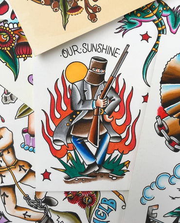 Australiana Tattoo Flash By Mark Lording