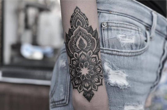 Wrist Mandala Tattoo By Chris Jones