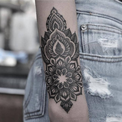 Wrist Mandala Tattoo By Chris Jones