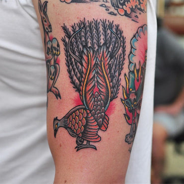 Honestly the best Lyre Bird Tattoo Ever.