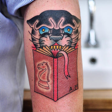 Book smart Panther Tattoo By Kane Berry