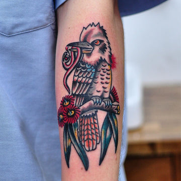 Kookaburra Tattoo by Mark Lording