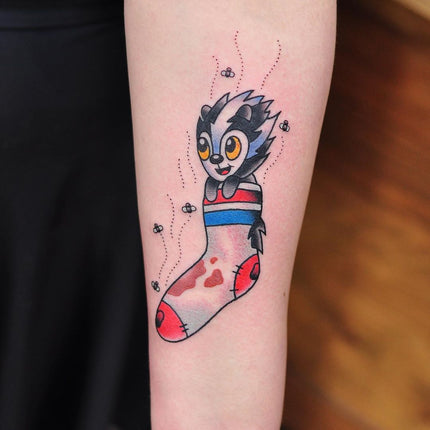 Super Cute Skunk Tattoo By Kane Berry