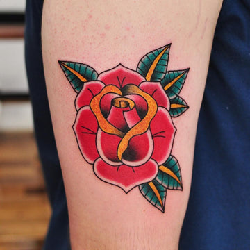 Classic, Traditional Style Rose Tattoo - Kane Berry