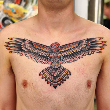 Eagle Chest Tattoo by Mark Lording