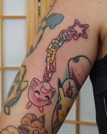 Nintendo Inspired Kirby Tattoo - By Noodz