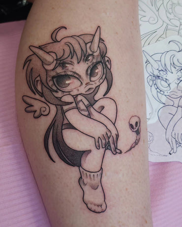 Comfy Grl Tattoo - Tattooed by Noodle