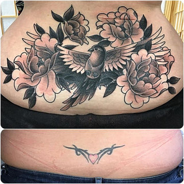 Bird Coverup Tattoo