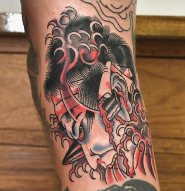 Namakubi Tattoo Drawn to Fit - Lachie Grenfell