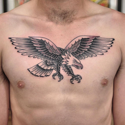 American Traditional Eagle Tattoo - Wade Johnston