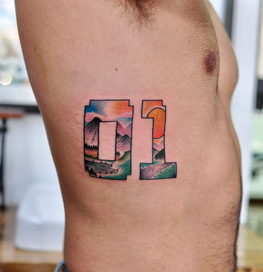 Binary Code Tattoo by Kane Berry