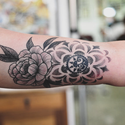 Watercolour sleeve by Ryan Tews at Jakku Tattoo in Calgary, Alberta : r/ tattoos