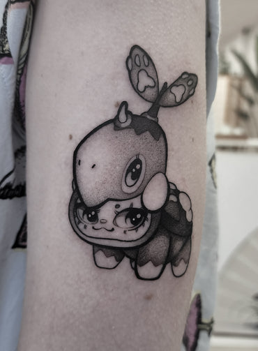 Turtwig Pokemon Tattoo by Noodle-Chu