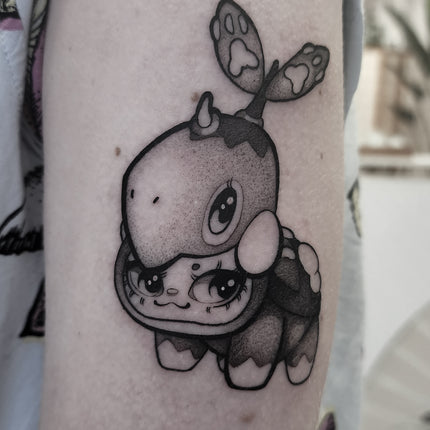 Turtwig Pokemon Tattoo by Noodle-Chu