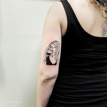 Blackwork Flash Tattoo - Deanna Lee