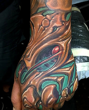 Biomech Hand Tattoo - Adrian Dominic