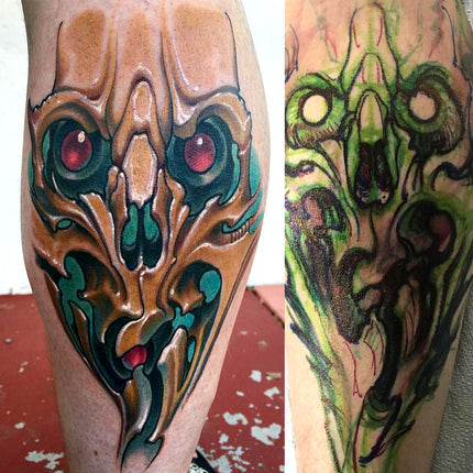 Greatest Tattoo Coverups that will amaze you | Aliens Tattoo