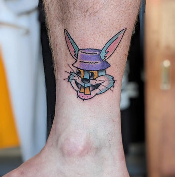 Small Rabbit Flash Tattoo by Kane Berry