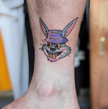 Small Rabbit Flash Tattoo by Kane Berry