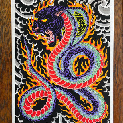 Tattoo Flash by Melbourne Tattooist Lachie Grenfell